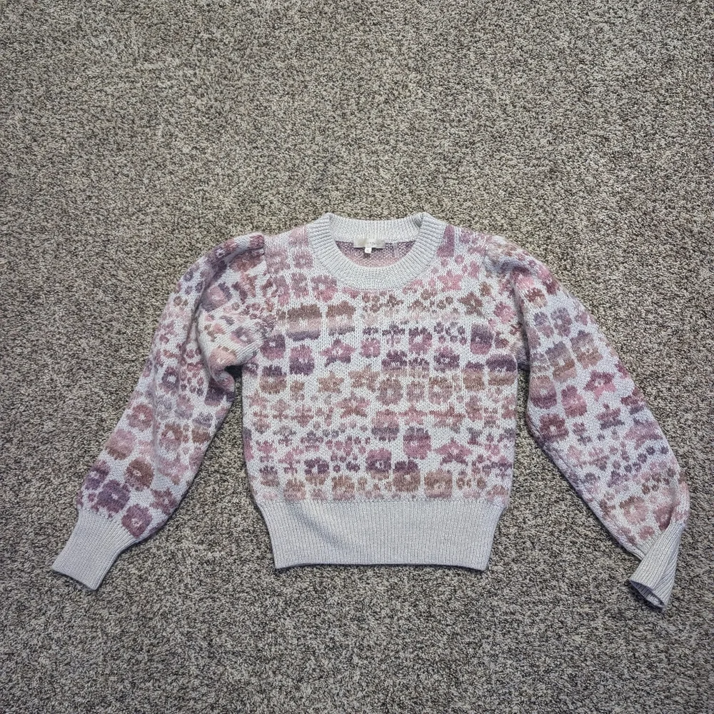 LoveShackFancy Kristen Pullover Sweater in Stardust Fantasy - Picture 4 of 14